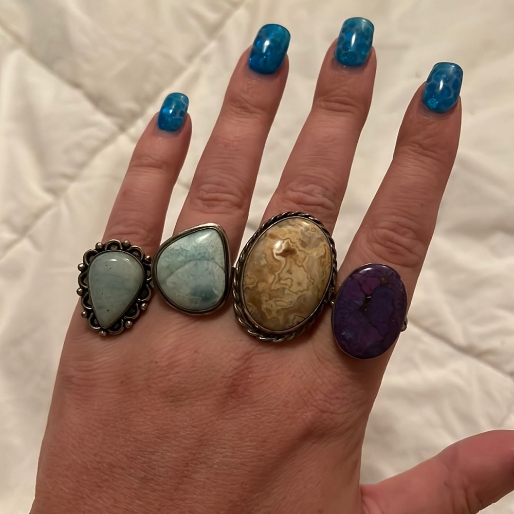 Sterling Silver with stones (9)